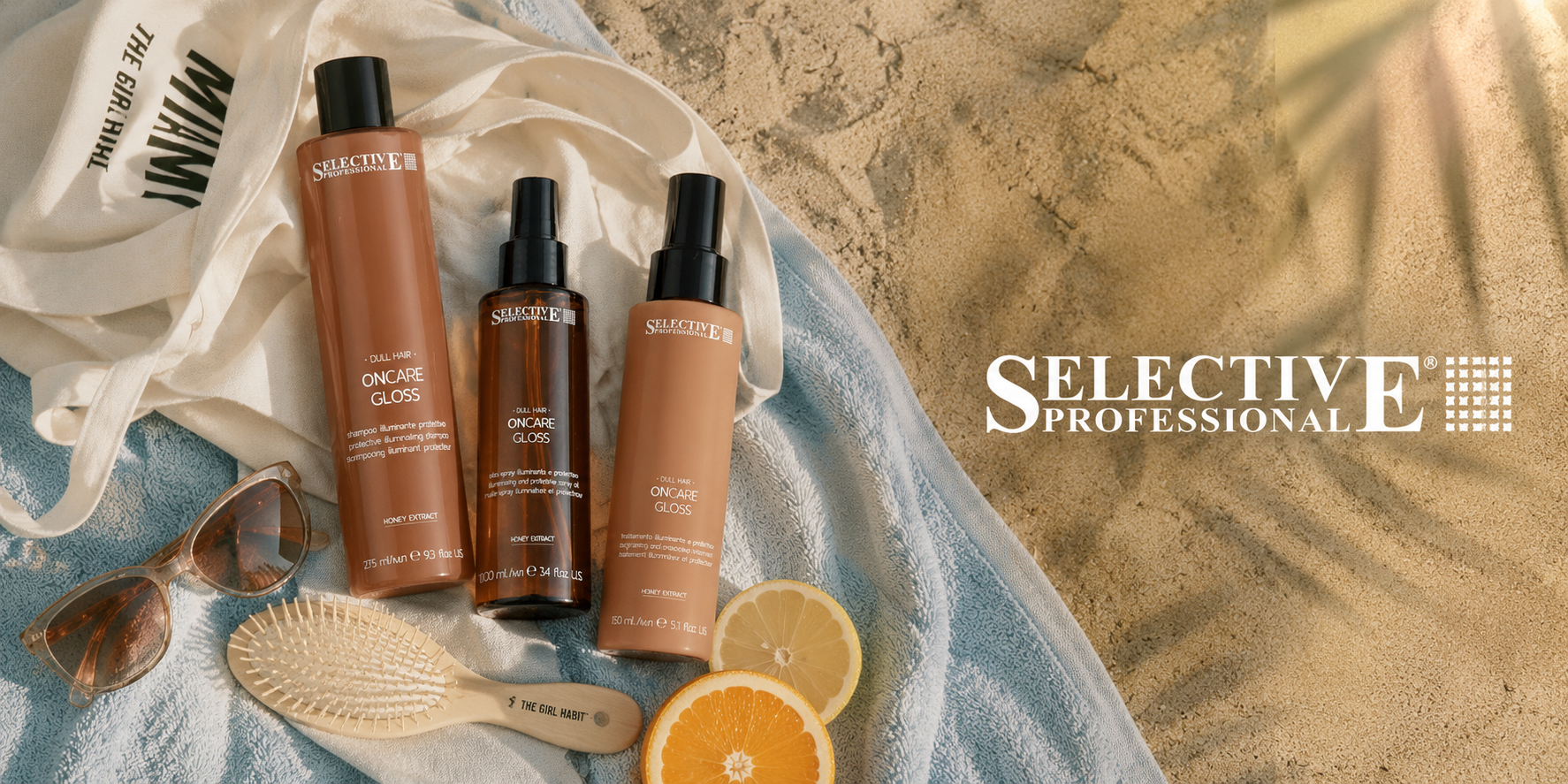 S�o�ce pod kontrol�: profesjonalna letnia piel�gnacja w�os�w OnCare Gloss od Selective Professional!