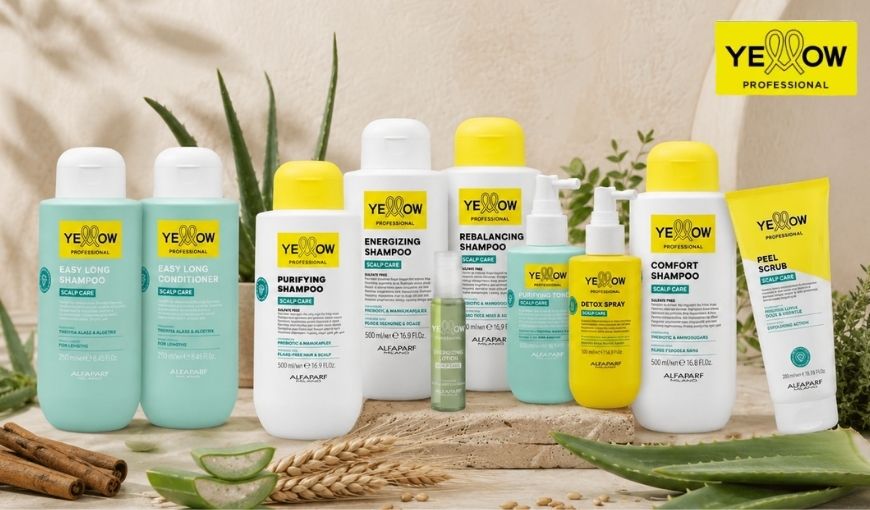 Masz problem z �upie�em, wypadaniem w�os�w lub przet�uszczaj�cymi si� w�osami? Odkryj seri� Yellow Scalp Care
